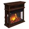 Electric Fireplace 3-Sided Heater With Mantel Shelf Remote Led Flames Faux
